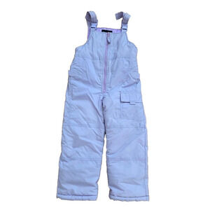 Weather Tamer Puffer Insulated Snow Pants Lavender Medium 5-6 years A001146